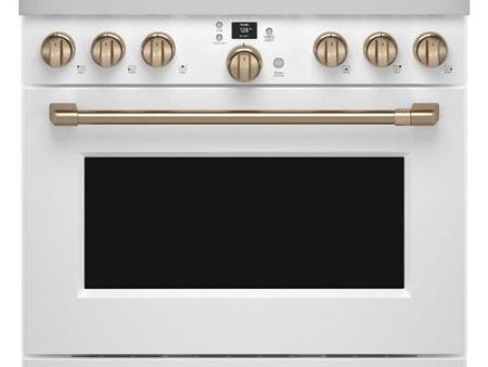 Café 36-inch Freestanding Dual-Fuel Range with 6 Burners C2Y366P4TW2 Sale