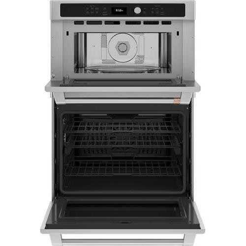 Café 30-inch Built-in Double Wall Oven with Advantium® Technology CTC912P2NS1 For Sale