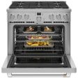 Café 36-inch Freestanding Gas Range with WI-FI Connect CGY366P2TS1 Fashion