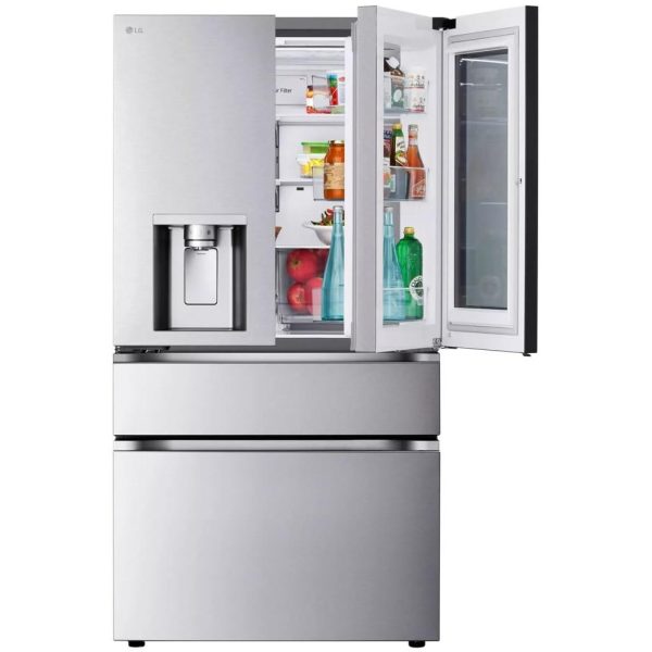 LG 29-inch 28.6 cu. ft. French 4-Door Refrigerator with Smart InstaView® LF29S8365S Online Sale