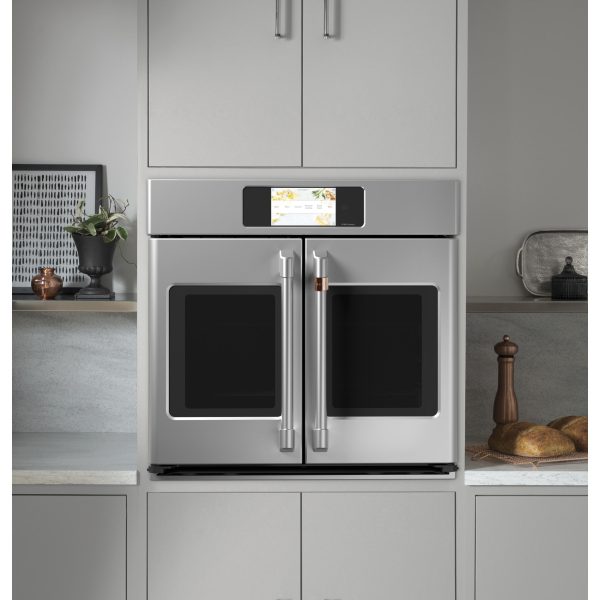 Café 30-inch, 5.0 cu.ft. Built-in Single Wall Oven with True European Convection with Direct Air CTS90FP2NS1 on Sale