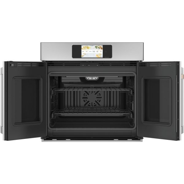 Café 30-inch, 5.0 cu.ft. Built-in Single Wall Oven with True European Convection with Direct Air CTS90FP2NS1 on Sale