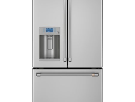 Café 36-inch, 22.2 cu.ft. Counter-Depth French 3-Door Refrigerator with Hot Water Dispenser CYE22TP2MS1 Online Hot Sale