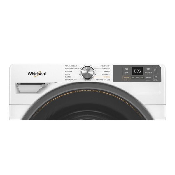 Whirlpool 5.2 cu. ft. Smart Front Load Washer with FreshFlow™ Vent System WFW5720RW Discount